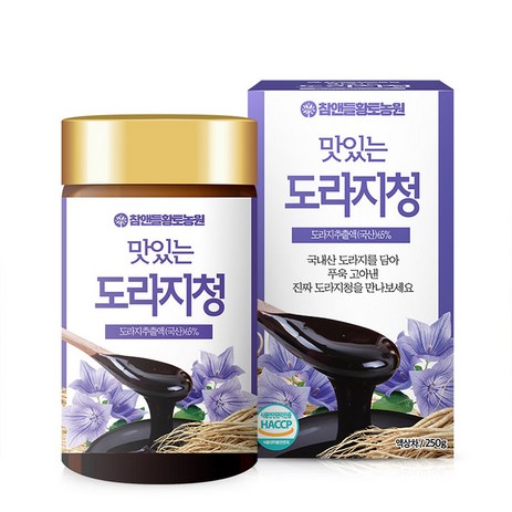 참앤들황토농원 맛있는 도라지청, 250g, 1개입, 1개-추천-상품