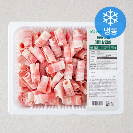 돌돌말이 대패삼겹살 (냉동), 700g, 1개-추천-상품