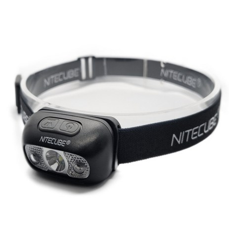 나이트큐브 NH-03 USB충전식 CREE LED 헤드랜턴, 블랙, 1개-추천-상품