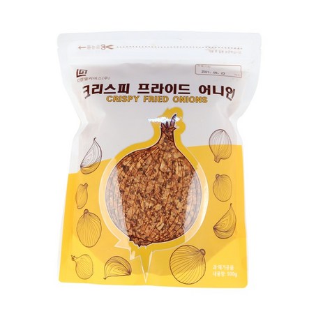 지엔엘커머스 크리스피 프라이드 어니언, 1개, 500g-추천-상품