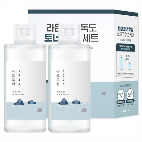 라운드랩 독도 토너 200ml + 로션 200ml 세트, 1세트-추천-상품