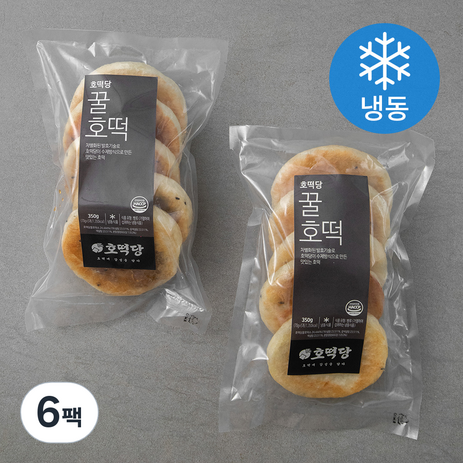 호떡당 꿀호떡 (냉동), 350g, 6팩-추천-상품