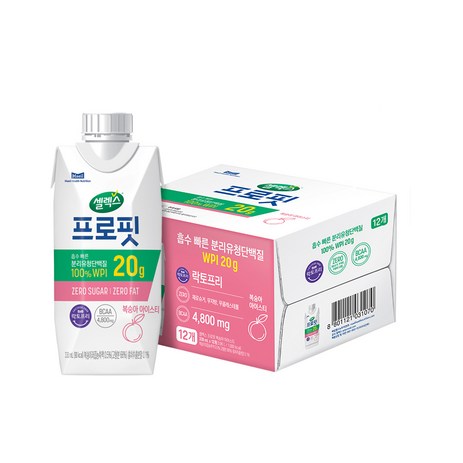 셀렉스 프로핏 드링크 복숭아, 330ml, 12개-추천-상품