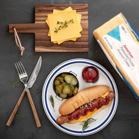 슈레이버 아메리칸 슬라이스 치즈, 2.27kg, 1개-추천-상품