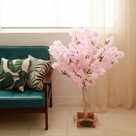 조아트 구름벚꽃나무 100cm, 혼합 색상, 1개-추천-상품