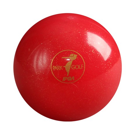 하타치 SHINE 파크 골프공 볼 2피스 6cm PH3400, 빨간색, 1개입, 1개-추천-상품