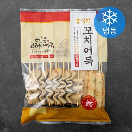 고래사어묵 풍성한 꼬치어묵 (냉동), 1020g, 1개-추천-상품