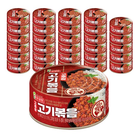 고추장 고기볶음 48p, 80g, 48개-추천-상품