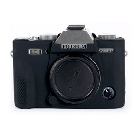 FUJIFILM X-T30 카메라 실리콘 바디보호용 케이스 블랙, 1개-추천-상품