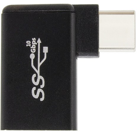 솔탑 USB C타입 고속 데이터 충전 ㄱ자 측면 꺾임 OTG 컨버터, SOLTOP-1334-추천-상품