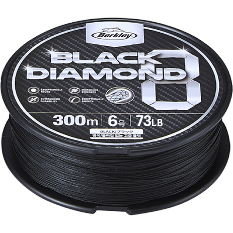 버클리 다이아몬드 8합사 심해 갈치 낚싯줄 300m, 블랙-추천-상품