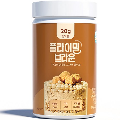 플라이밀 단백질 쉐이크 대용량 630g, 1개-추천-상품