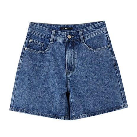 LAP(랩) 여성용 베이직 4부 데님 쇼츠 AQ2DP561-추천-상품