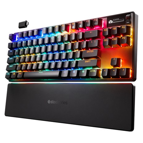 스틸시리즈 자석축 기계식 무선 게이밍 키보드, Apex Pro TKL Wireless Gen 3 - US, 마그네틱축(자석축)-추천-상품