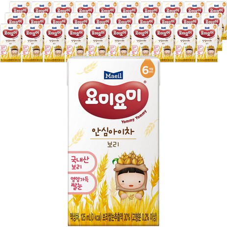 매일유업 요미요미 안심아이차 125ml, 48개-추천-상품