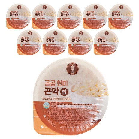 곰곰 현미 곤약밥, 150g, 10개-추천-상품