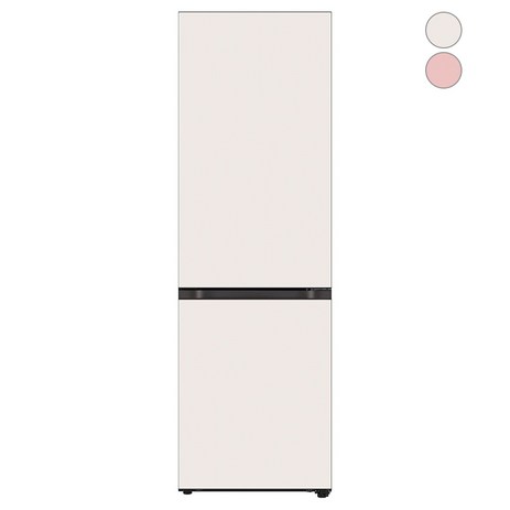 [색상선택형]LG-모던엣지-냉장고-오브제컬렉션-글라스-344L-Q342AAA133-Q342GBB133S-베이지(상단)-+-베이지(하단)-추천-상품