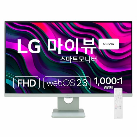 LG전자 FHD MyView 스마트 모니터, 68.6cm, 27SR50FG-추천-상품