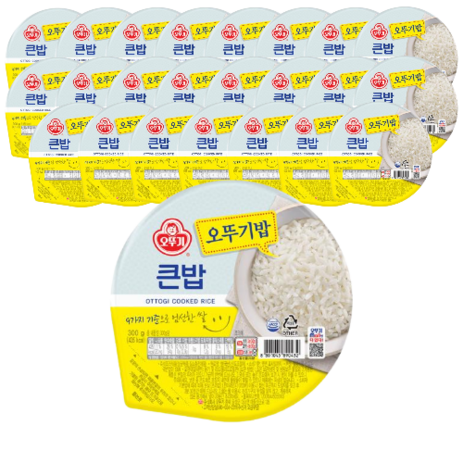 맛있는 오뚜기밥 큰밥, 300g, 24개-추천-상품