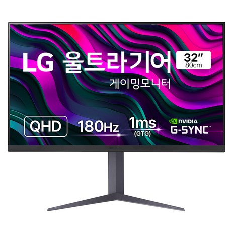 LG전자 QHD 울트라기어 게이밍 모니터 방문설치, 80cm, 32GS75Q-추천-상품