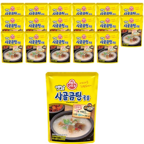 오뚜기 옛날 사골곰탕 국물, 18개, 500g-추천-상품