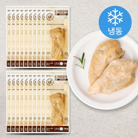 곰곰 저염 훈제 닭가슴살 (냉동), 100g, 20개입-추천-상품