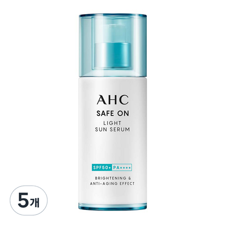 AHC 세이프온 라이트 선세럼 SPF50+ PA++++, 40ml, 5개-추천-상품