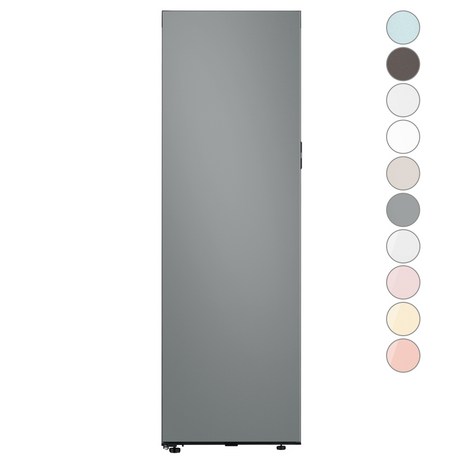[색상선택형] 삼성전자 비스포크 스탠드형 김치플러스 1도어 키친핏 냉장고 좌개폐 348L 방문설치, RQ34C7815AP-추천-상품