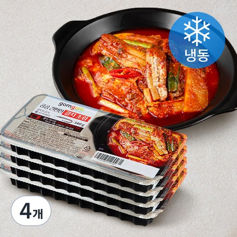 곰곰 간편한 갈치 조림 (냉동), 140g, 4개-추천-상품