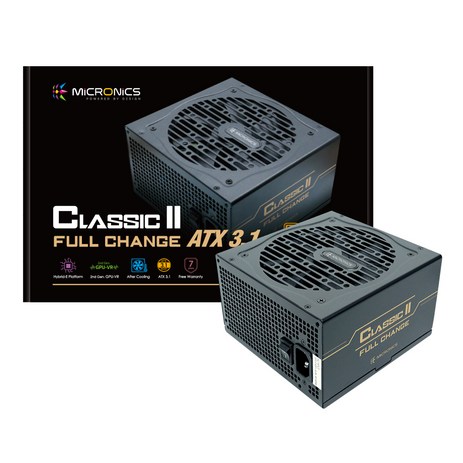 마이크로닉스 Classic II 풀체인지 600W 80PLUS ATX3.1 230V EU 3.1, HP1-N600ST-E12S-추천-상품