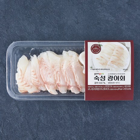 곰곰 숙성 광어회 (냉장), 1개, 200g-추천-상품