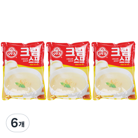 오뚜기 크림 스프, 1kg, 6개-추천-상품