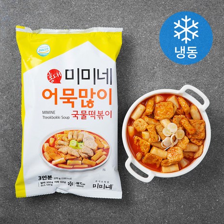 미미네 어묵많이 국물떡볶이 (냉동), 570g, 2봉-추천-상품