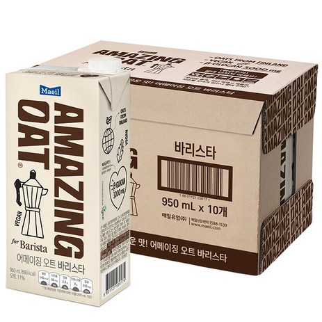 매일유업 어메이징 오트 바리스타, 950ml, 10개-추천-상품