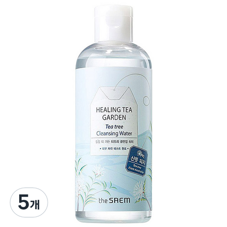 더샘 힐링 티 가든 티트리 클렌징 워터, 300ml, 5개-추천-상품