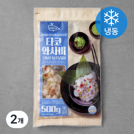 고래미 타코와사비 (냉동), 500g, 2개-추천-상품