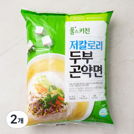 풀무원 풀스키친 저칼로리 두부 곤약면, 1kg, 2개-추천-상품