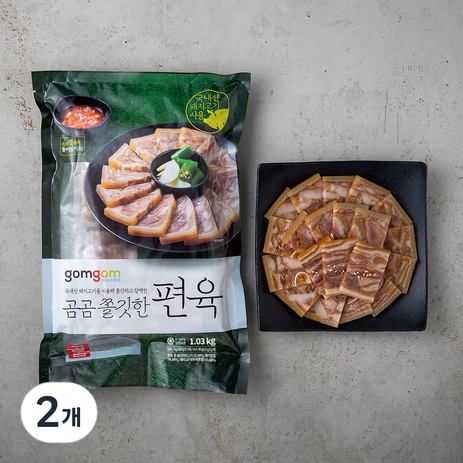 곰곰 쫄깃한 편육, 1.03kg, 2개-추천-상품