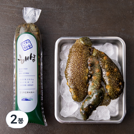 갯마을 남해안 봉지해삼 (냉장), 280g, 2봉-추천-상품