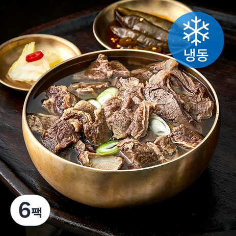 삼원가든 뼈없는 갈비탕 (냉동), 700g, 6팩-추천-상품