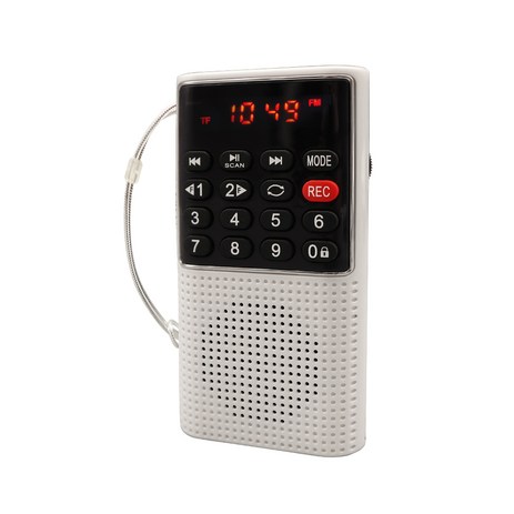 인켈 미니 포켓 라디오 시스템, 화이트, IK-PR190-추천-상품