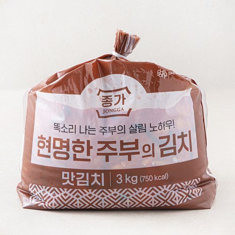 대상 종가 현명한 주부의 맛김치, 3kg, 1개-추천-상품