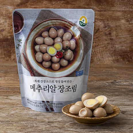 풍요한아침 메추리알 장조림, 400g, 1개-추천-상품