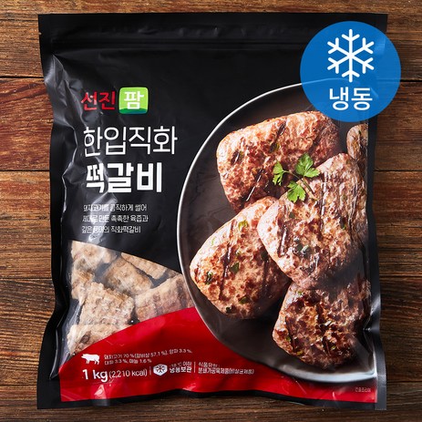 선진팜 한입직화 떡갈비 (냉동), 1kg, 1개-추천-상품