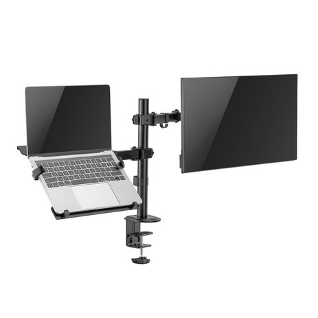 카멜마운트 노트북 거치가 가능한 듀얼 모니터암 FMA2RT, 블랙, 1개-추천-상품