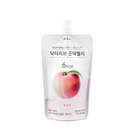 닥터리브 곤약젤리 복숭아맛 150ml, 50개-추천-상품