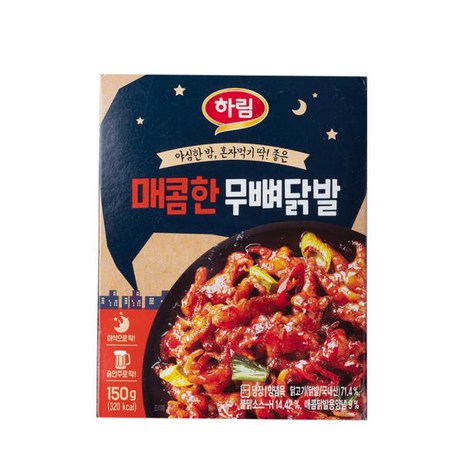 하림 매콤한 무뼈 닭발 150g, 5개-추천-상품