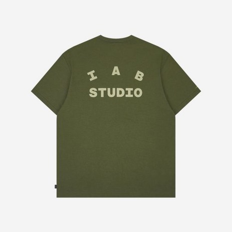 [정품 보증] 아이앱 스튜디오 x D.P. 티셔츠 아미 그린 IAB Studio x D.P. T-Shirt Army Green-추천-상품