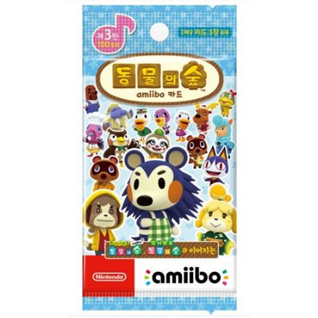 닌텐도 amiibo(아미보) 동물의 숲 아미보 카드 제3탄 / 한국판 / 새상품-추천-상품
