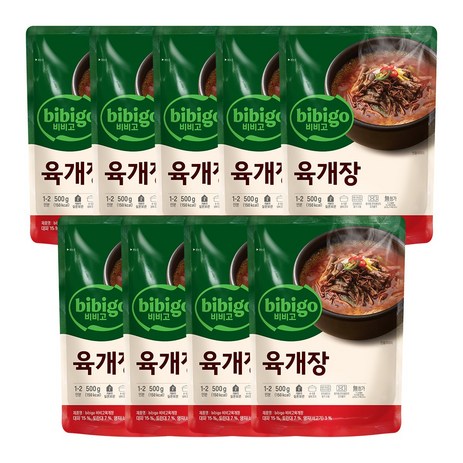 비비고 육개장, 500g, 9개-추천-상품